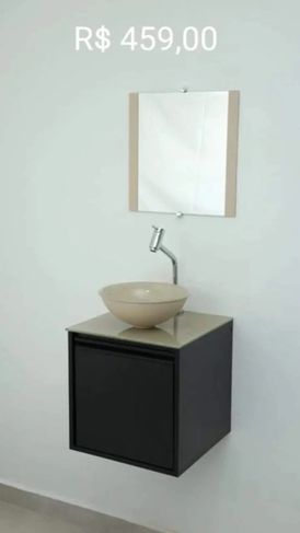 Gabinete para Banheiro Tamanho 40x40cm; 60x45cm; 70x50cm a Bancada