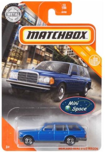 Matchbox 1980 Mercedes Benz S123 State Wagon Azul 1/64