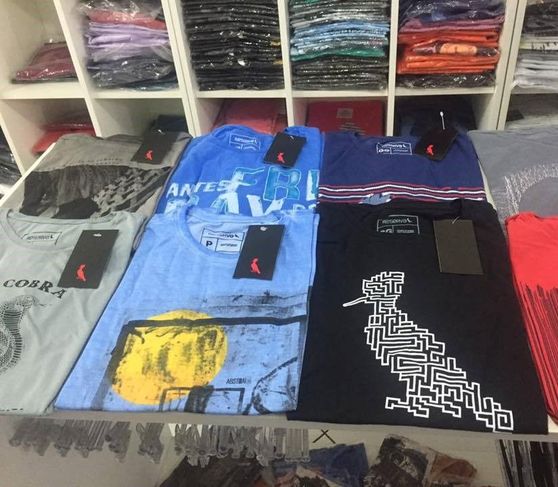 Camiseta Reserva Atacado Kit com 10 Camisa - Mesmas Vendidas Shopping