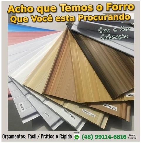 Forro Pvc de Qualidade > Gde Florianópolis