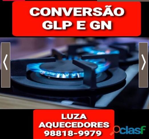 Conversão Gás Fogão Copacabana 98818_9979 Manutenção Aquecedor a Gás