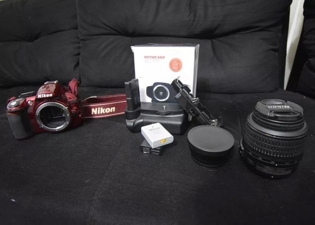 Nikon D3100+2 Baterias+ Lentes 18/55+grande Angular/macro+grip
