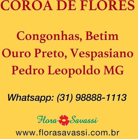 Coroa de Flores Pedro Leopoldo MG Floricultura Coroa em Pedro Leopoldo