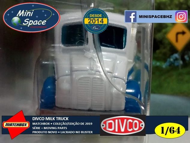 Matchbox Divco Milk Truck Cor Branco 1/64