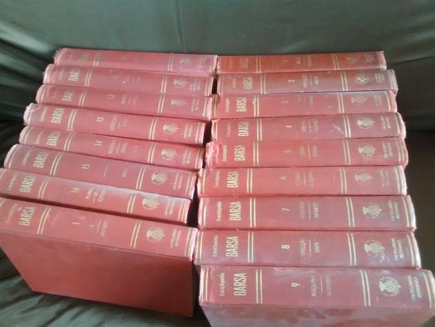 Enciclopédia Barsa em Capa Dura com 18 Volumes 1969