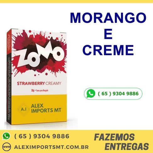 Morango e Creme Strawberry And Creamy Zomo - Alex Imports MT