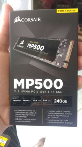 Hd SSD m2 Nvme Corsair Mp500 240gb