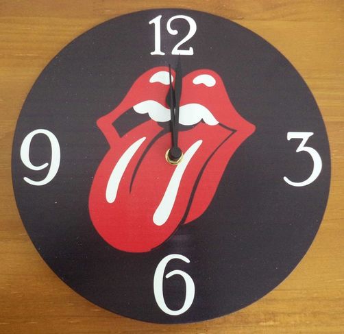 Relógio Vintage Rolling Stones, Decoração