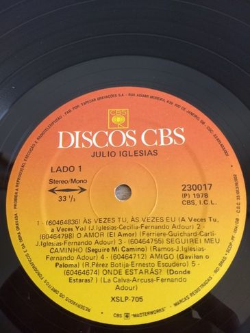 Lp Julio Iglesias as Vezes Tu as Vezes Eu 1978 Capa Dupla CBS
