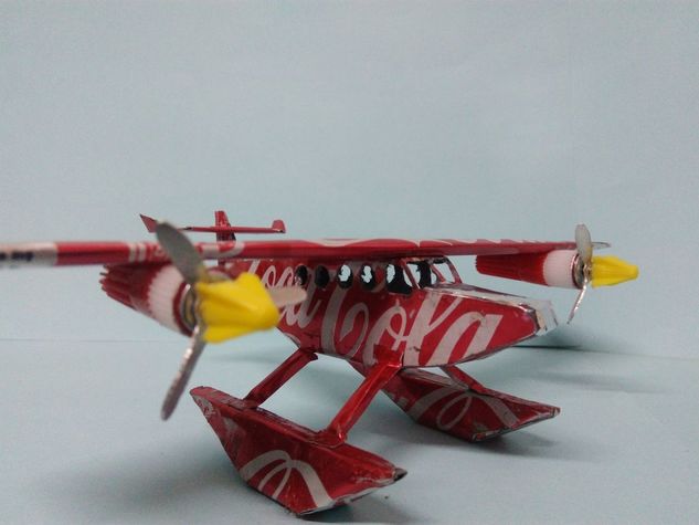 Mini Hidro Avião em Aluminio