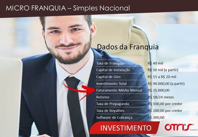 Trabalhe por Conta - ótris Franquias de Cobrança - Recuperação de Créd