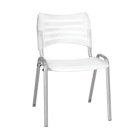 Cadeira Iso Branco Transparente