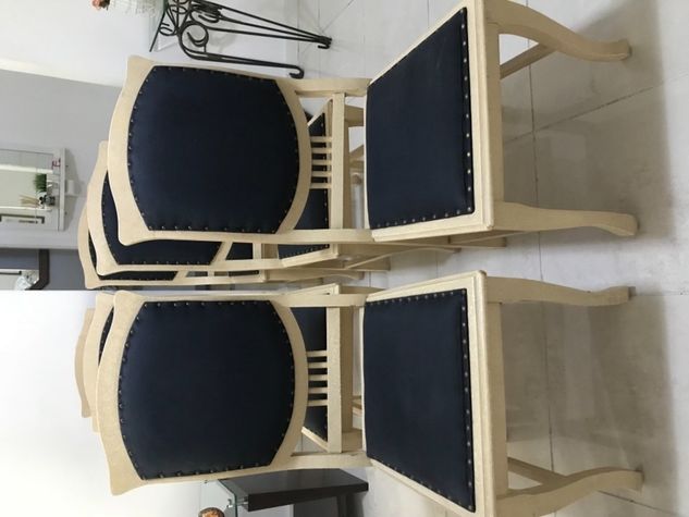 Conjunto de 6 Cadeiras de Madeira