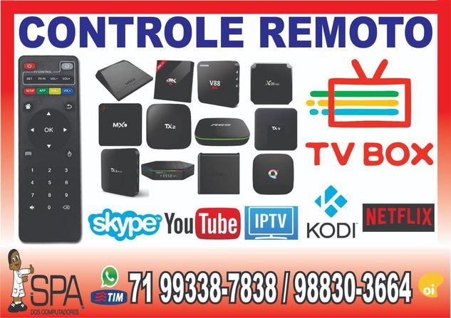 Controle Remoto para Smart Tvbox 4k Tx3 Mini