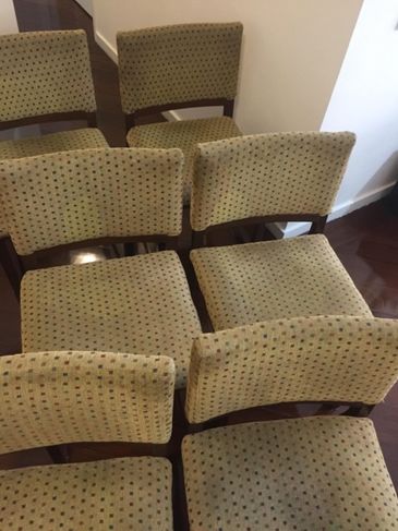 Mesa de Jantar Redonda com 6 Cadeiras