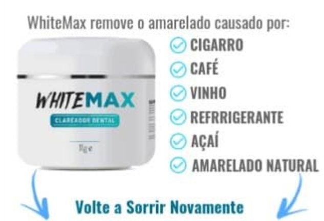 White Max – o Verdadeiro Clareador Dental Natural