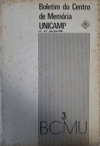Boletim do Centro de Memória da Unicamp - Nº 3