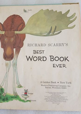 Livro de Inglês para Crianças - Richard Scarry's Best Word Book Ever