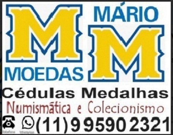 Coleção 8 Medalhas Mário Cédulas Moedas e Medalhas