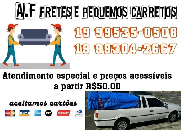 Carretos São Bernardo Campinas/