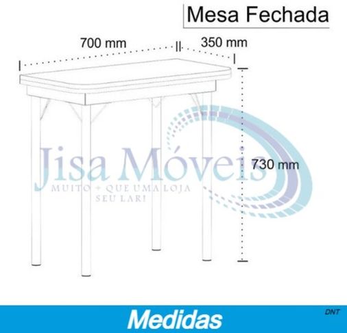 Conjunto de Mesa Dobrável Imop, Montagem e Frete Grátis*