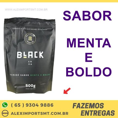 Erva Matte para Terere Sabor Menta e Boldo