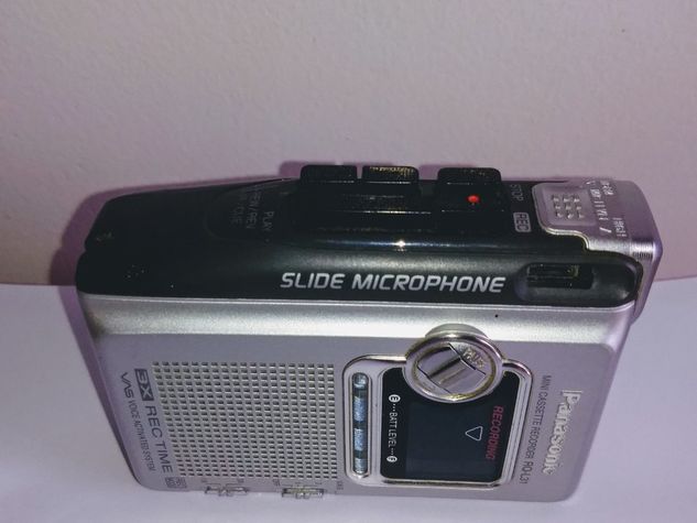 Gravador Panasonic Rq-l31 Mini Cassette Recorder
