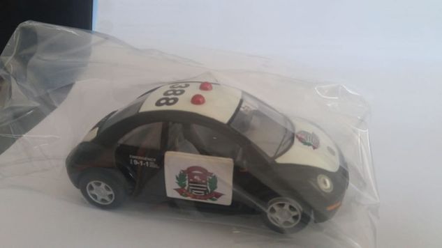 Miniatura Volks New Beetle Viatura Policia Civil SP 1/32