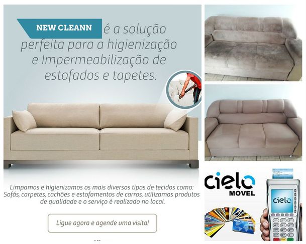 New Cleann Lavanderia de Tapetes e Limpeza a Seco Sofá