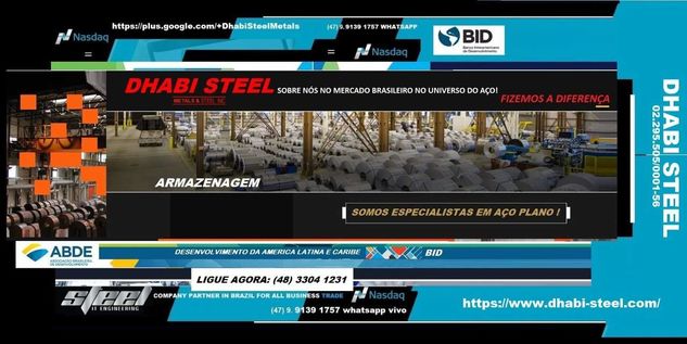 Dhabi Steel Aço Galvanizado Vindo de São Paulo Capital