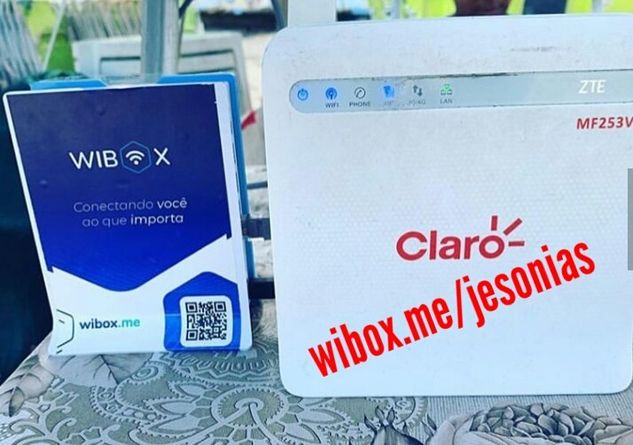 Wibox- Compartilhamento de Internet