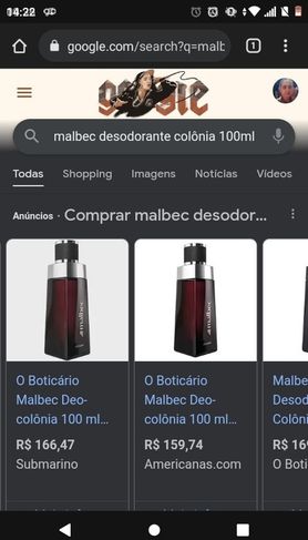 Malbec Desodorante Colônia Masculina 100 ML