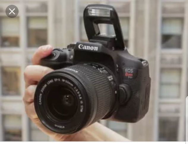 Câmera Canon Dslr Rebel T5 + 3 Lentes + 64gb + Tripé + Mochila Alça