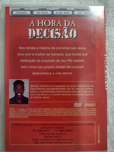 DVD Evangélico Pregação Evangelista Renato Venâncio