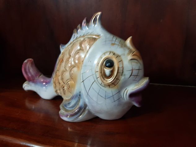 Escultura de Peixe Ornamental