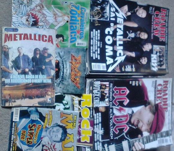 Revista Rock .e Vhs,cd ,dvd