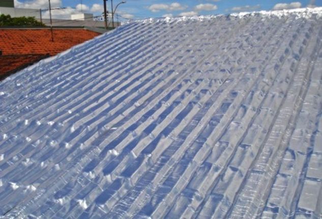 Impermeabilização de Telhado com Manta Asfaltica Aluminio