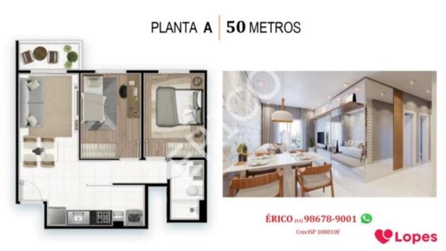 Apartamento com 2 Dorms em São Bernardo do Campo - Rudge Ramos por 326.000,00 à Venda