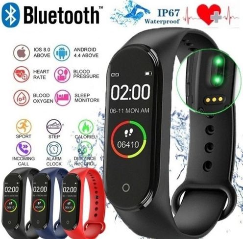 Relogio m3 Pulseira Inteligente Smartband Smartwatch Pressão Art. e BA