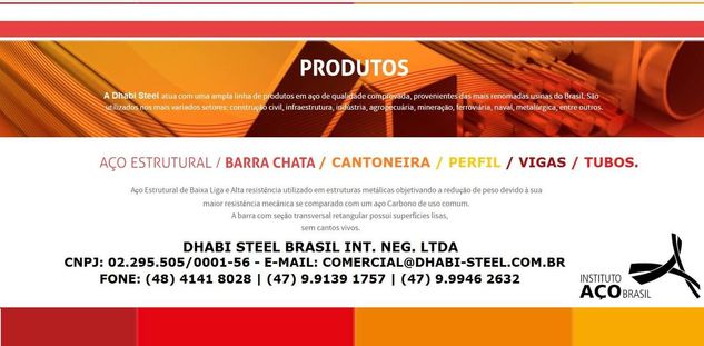 Venha Fazer Parte do Time de Franqueados Dhabi Steel