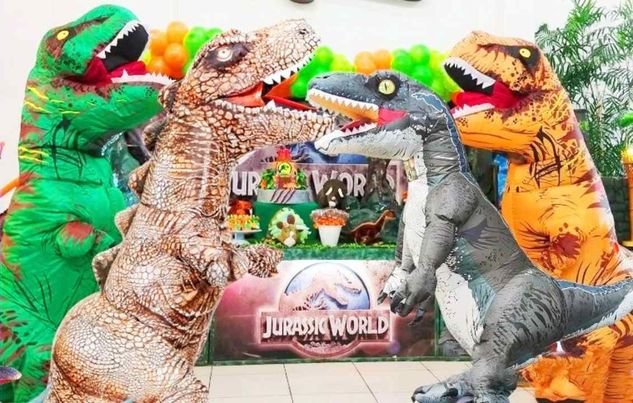 Turma Dinossauros Cover Personagens Vivos Festa