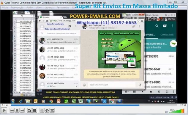 Super Mega Kit Whatsapp Marketing Envios em Massa 2018