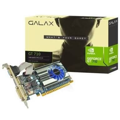 Placa de Video Galax Geforce Gt 710 1gb Ddr3 Pci e 2.0