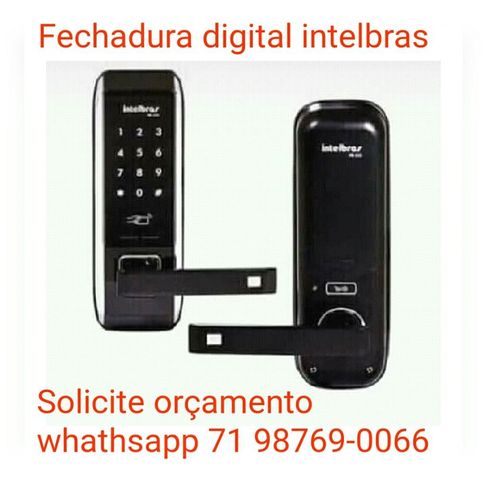 Kit Fechadura Digital Intelbras com Instalação Inclusa