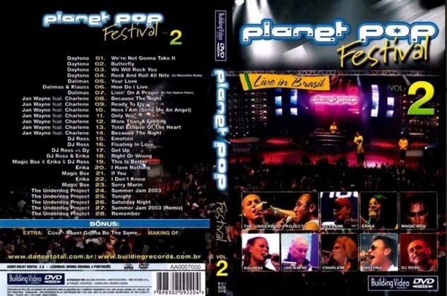 DVD Planet Pop Festival Vol.1 2 3 4