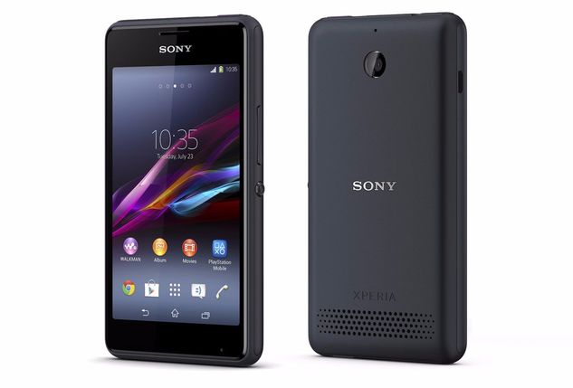 Smartphone Sony Xperia E1 D2104 Preto, Dual Chip, Tela de 4”, Processador Dual Core, Andro