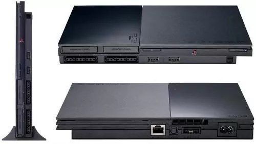 Playstation 2 Slim + 20 Jogos + 2 Controles + Memory Card + Cabos