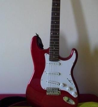 Guitarra Memphis Vermelha Metálica