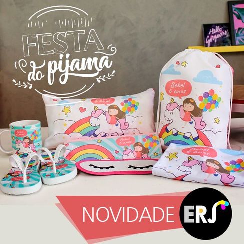 Kit Festa do Pijama Personalizado