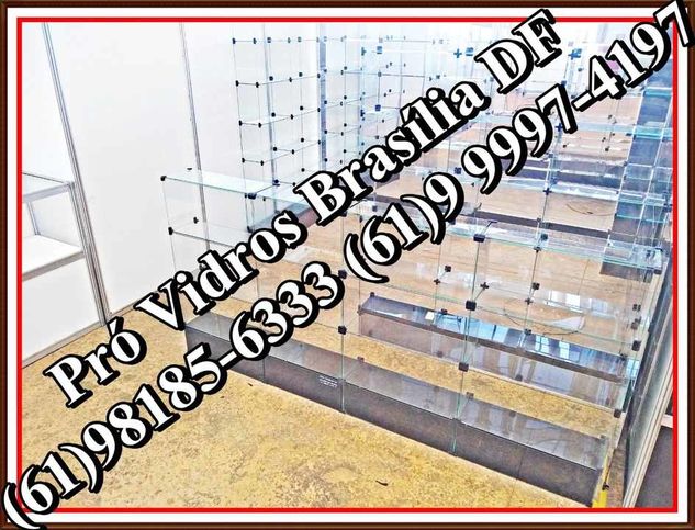 Prateleiras de Vidro Samambaia, Temos a Pronta Entrega em Brasília,df